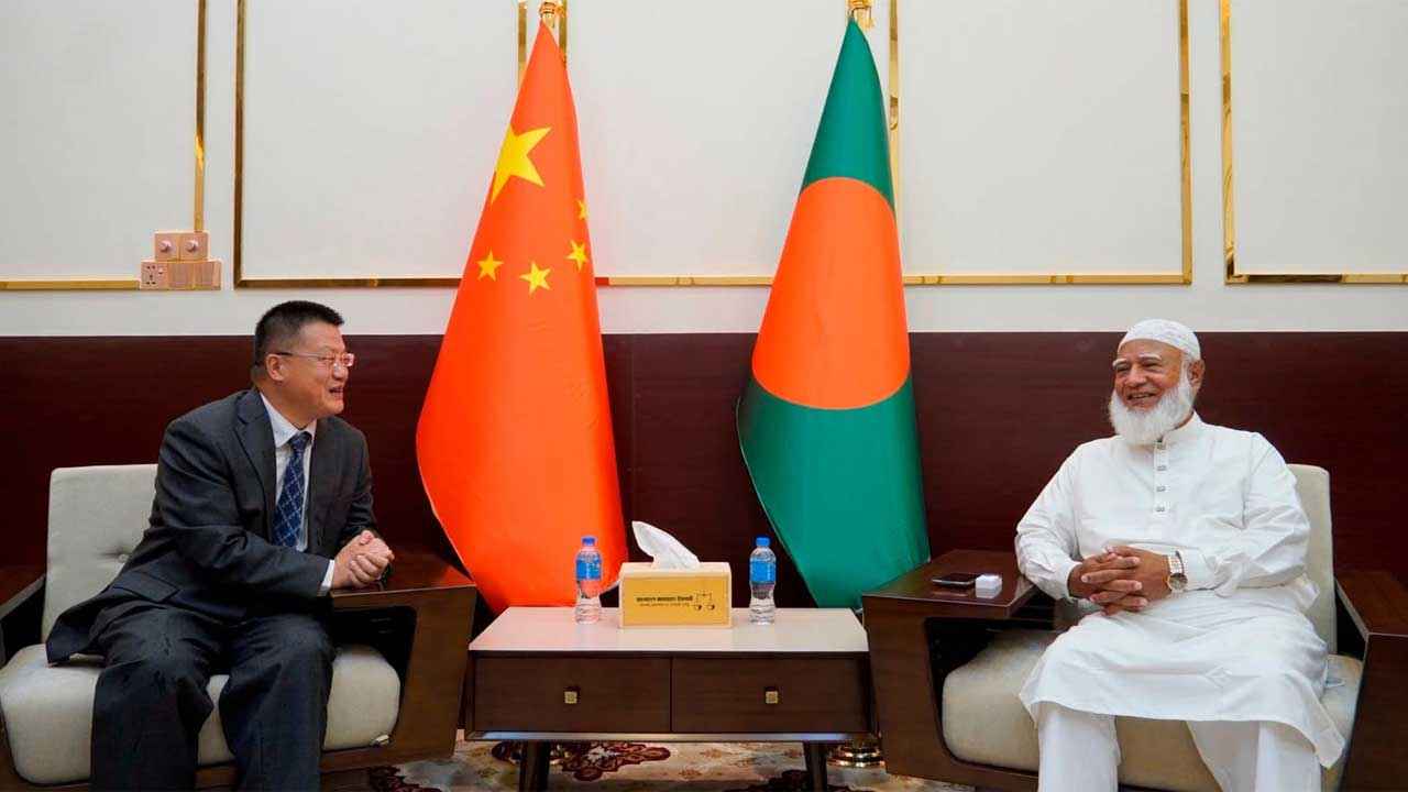জামায়াত আমিরের সঙ্গে চীনা রাষ্ট্রদূতের সাক্ষাৎ