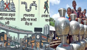 মেট্রোরেল আশীর্বাদ,পানির সংকটে বিপর্যস্ত মিরপুর